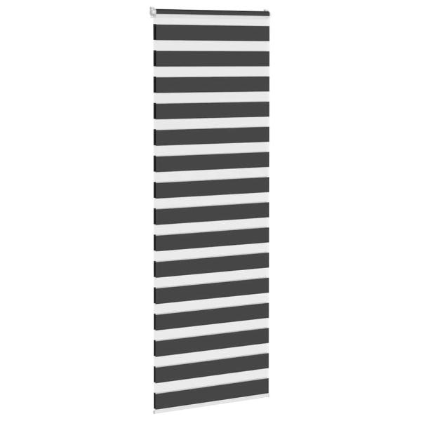 Zebrarollo Schwarz 80x200 cm Stoffbreite 75,9 cm Polyester