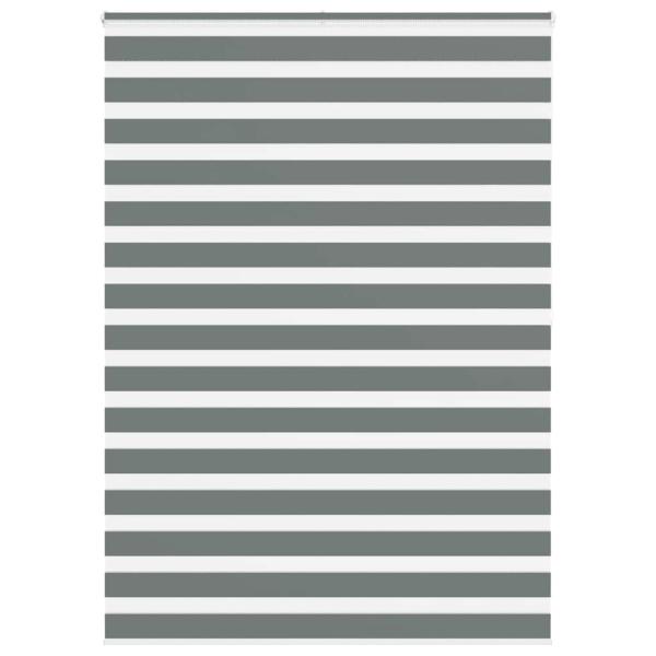 ARDEBO.de - Zebrarollo Dunkelgrau 165x200 cm Stoffbreite 160,9 cm Polyester