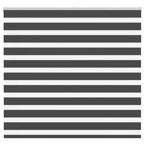 ARDEBO.de - Zebrarollo Schwarz 165x150 cm Stoffbreite 160,9 cm Polyester