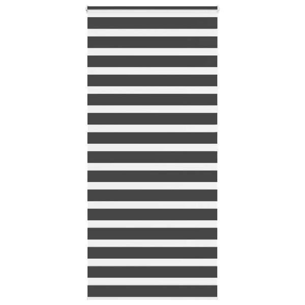 ARDEBO.de - Zebrarollo Schwarz 105x200 cm Stoffbreite 100,9 cm Polyester