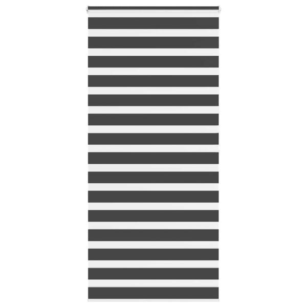 ARDEBO.de - Zebrarollo Schwarz 95x200 cm Stoffbreite 90,9 cm Polyester