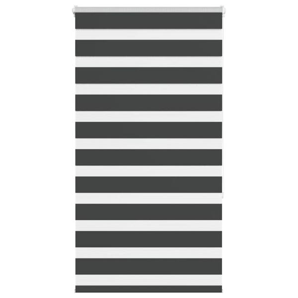 ARDEBO.de - Zebrarollo Schwarz 70x150 cm Stoffbreite 65,9 cm Polyester