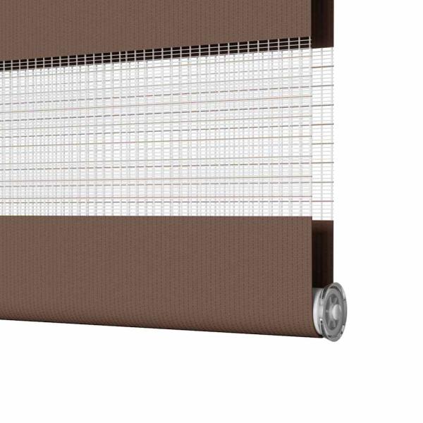 Zebrarollo Braun 130x200 cm Stoffbreite 125,9 cm Polyester