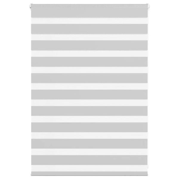ARDEBO.de - Zebrarollo Hellgrau 95x100 cm Stoffbreite 90,9 cm Polyester