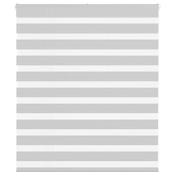 ARDEBO.de - Zebrarollo Hellgrau 120x100 cm Stoffbreite 115,9 cm Polyester