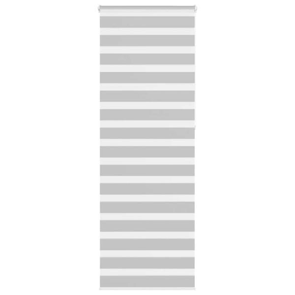 ARDEBO.de - Zebrarollo Hellgrau 70x230 cm Stoffbreite 65,9 cm Polyester