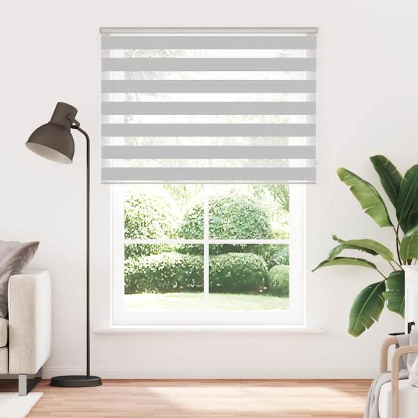 Zebrarollo Hellgrau 160x230 cm Stoffbreite 155,9 cm Polyester