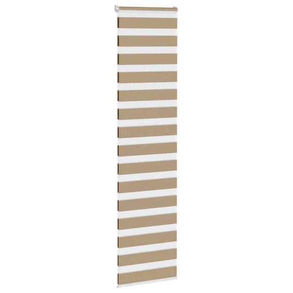 Zebrarollo Sandbraun 55x200 cm Stoffbreite 50,9 cm Polyester