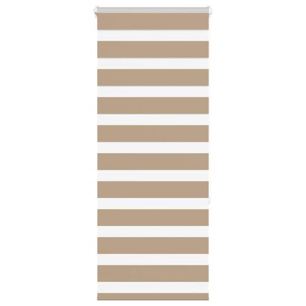 ARDEBO.de - Zebrarollo Sandbraun 60x150 cm Stoffbreite 55,9 cm Polyester