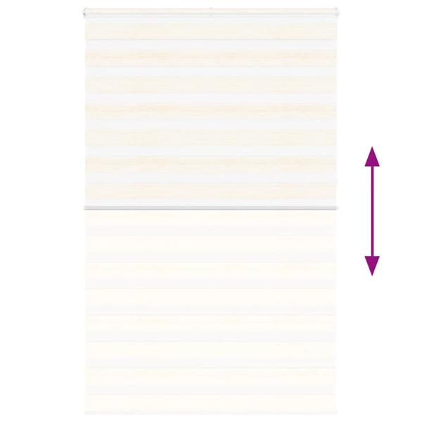 Zebrarollo Marmorbeige 145x230cm Stoffbreite 140,9 cm Polyester