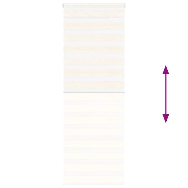 Zebrarollo Marmorbeige 85x200 cm Stoffbreite 80,9 cm Polyester