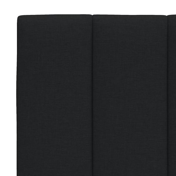 Bettgestell ohne Matratze Schwarz 90x190 cm Stoff