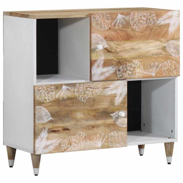 ARDEBO.de - Sideboard 80x33,5x75 cm Massivholz Mango