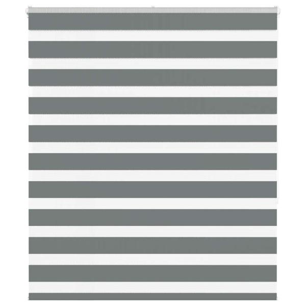 ARDEBO.de - Zebrarollo Dunkelgrau 125x150 cm Stoffbreite 120,9 cm Polyester