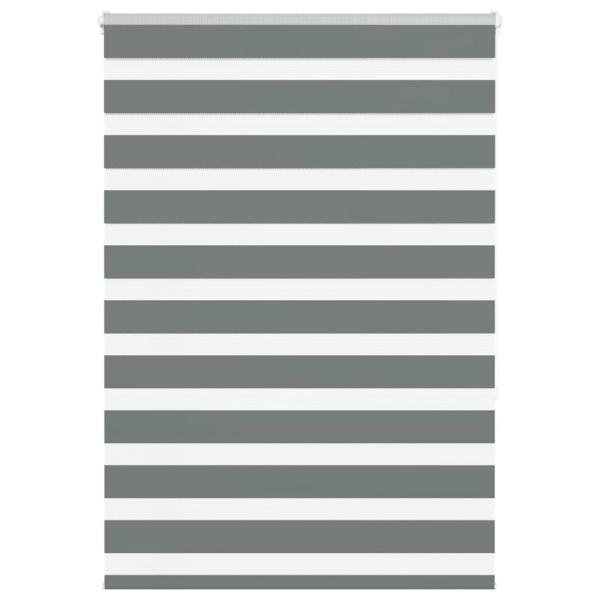 ARDEBO.de - Zebrarollo Dunkelgrau 115x150 cm Stoffbreite 110,9 cm Polyester