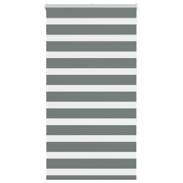 ARDEBO.de - Zebrarollo Dunkelgrau 90x150 cm Stoffbreite 85,9 cm Polyester