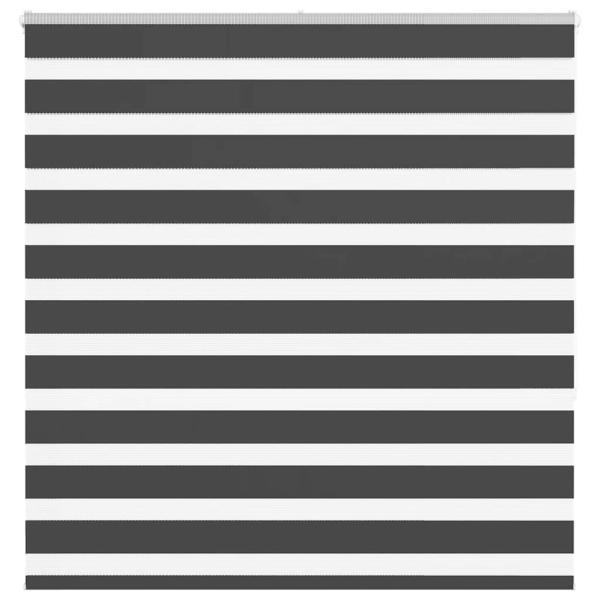 ARDEBO.de - Zebrarollo Schwarz 150x150 cm Stoffbreite 145,9 cm Polyester