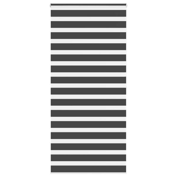 ARDEBO.de - Zebrarollo Schwarz 115x200 cm Stoffbreite 110,9 cm Polyester