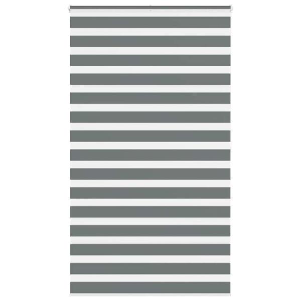 ARDEBO.de - Zebrarollo Dunkelgrau 125x200 cm Stoffbreite 120,9 cm Polyester