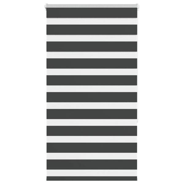 ARDEBO.de - Zebrarollo Schwarz 85x150 cm Stoffbreite 80,9 cm Polyester