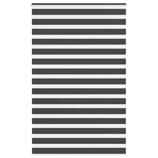 ARDEBO.de - Zebrarollo Schwarz 145x200 cm Stoffbreite 140,9 cm Polyester