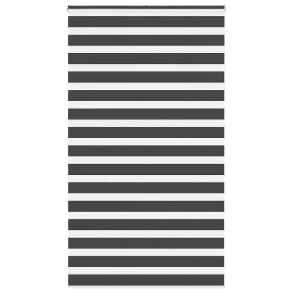 ARDEBO.de - Zebrarollo Schwarz 130x230 cm Stoffbreite 125,9 cm Polyester