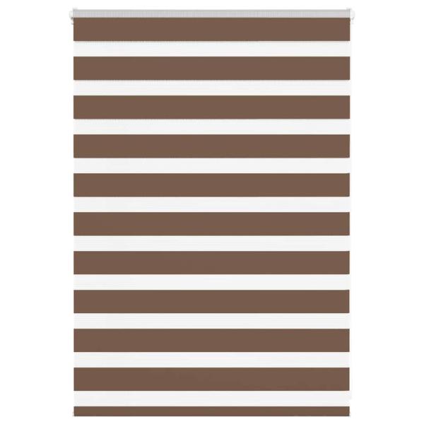 ARDEBO.de - Zebrarollo Braun 115x100 cm Stoffbreite 110,9 cm Polyester