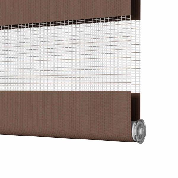 Zebrarollo Braun 150x150 cm Stoffbreite 145,9 cm Polyester