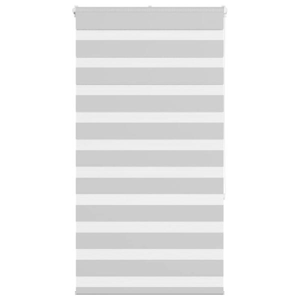 ARDEBO.de - Zebrarollo Hellgrau 75x150 cm Stoffbreite 70,9 cm Polyester