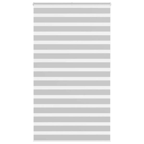 ARDEBO.de - Zebrarollo Hellgrau 120x200 cm Stoffbreite 115,9 cm Polyester