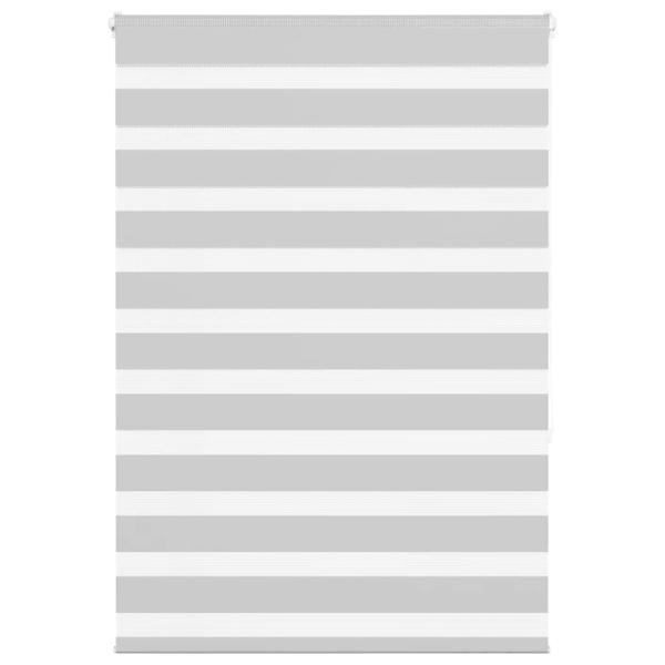 ARDEBO.de - Zebrarollo Hellgrau 115x150 cm Stoffbreite 110,9 cm Polyester