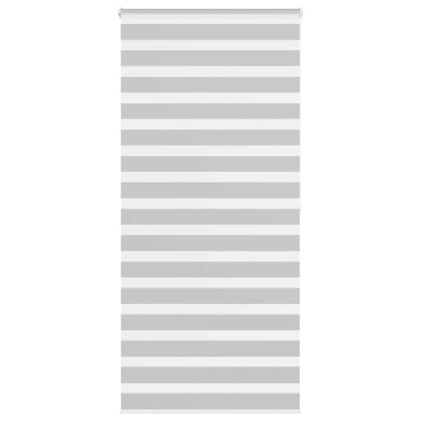 ARDEBO.de - Zebrarollo Hellgrau 110x200 cm Stoffbreite 105,9 cm Polyester