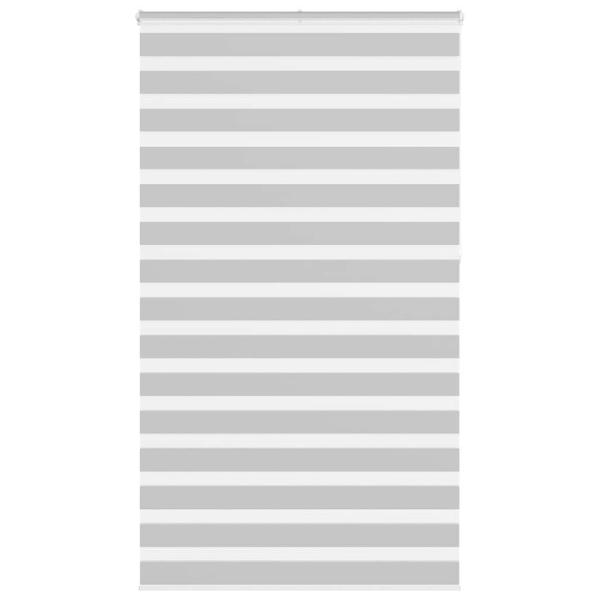 ARDEBO.de - Zebrarollo Hellgrau 120x230 cm Stoffbreite 115,9 cm Polyester