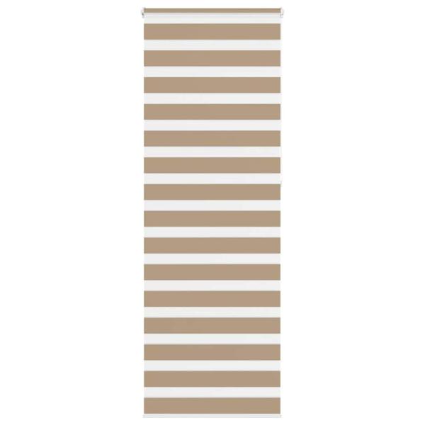 ARDEBO.de - Zebrarollo Sandbraun 80x230 cm Stoffbreite 75,9 cm Polyester