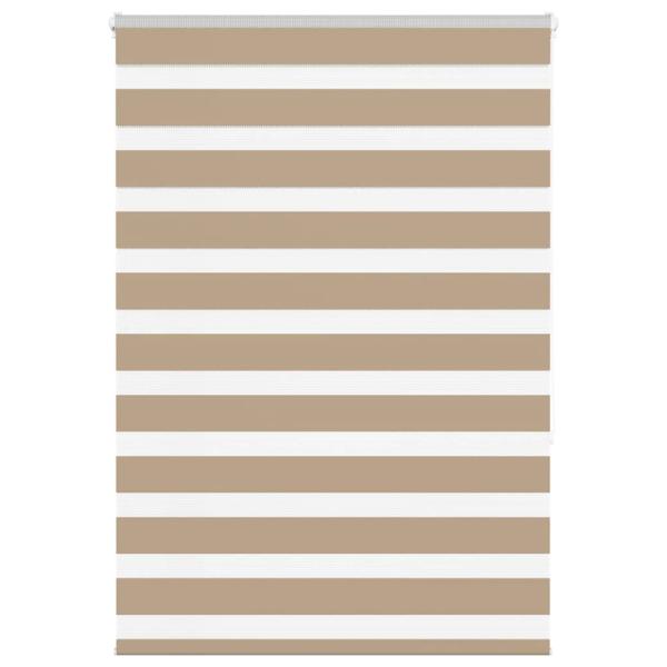 ARDEBO.de - Zebrarollo Sandbraun 105x150 cm Stoffbreite 100,9 cm Polyester