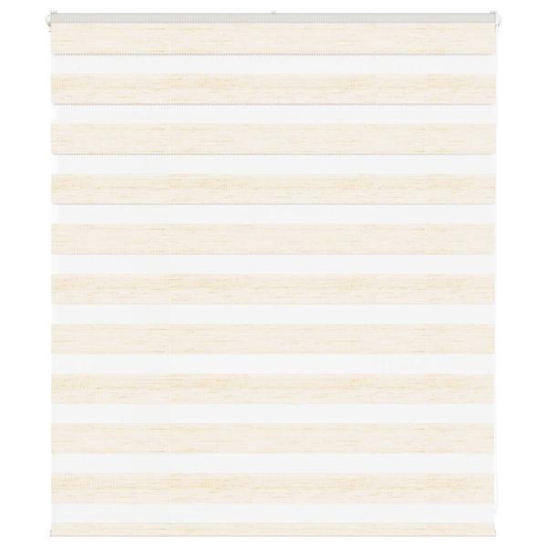 ARDEBO.de - Zebrarollo Marmorbeige 125x100cm Stoffbreite 120,9 cm Polyester