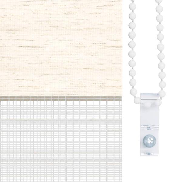 Zebrarollo Marmorbeige 135x100cm Stoffbreite 130,9 cm Polyester