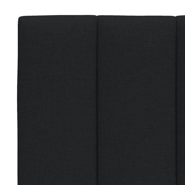 Bettgestell ohne Matratze Schwarz 90x200 cm Stoff