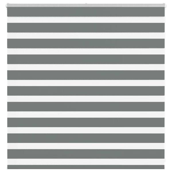 ARDEBO.de - Zebrarollo Dunkelgrau 145x100 cm Stoffbreite 140,9 cm Polyester
