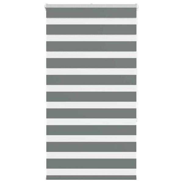ARDEBO.de - Zebrarollo Dunkelgrau 85x150 cm Stoffbreite 80,9 cm Polyester