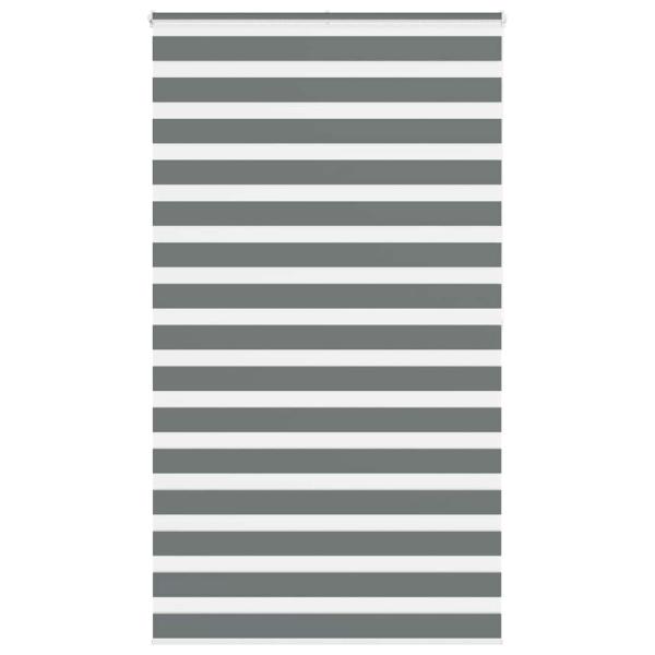 ARDEBO.de - Zebrarollo Dunkelgrau 130x200 cm Stoffbreite 125,9 cm Polyester