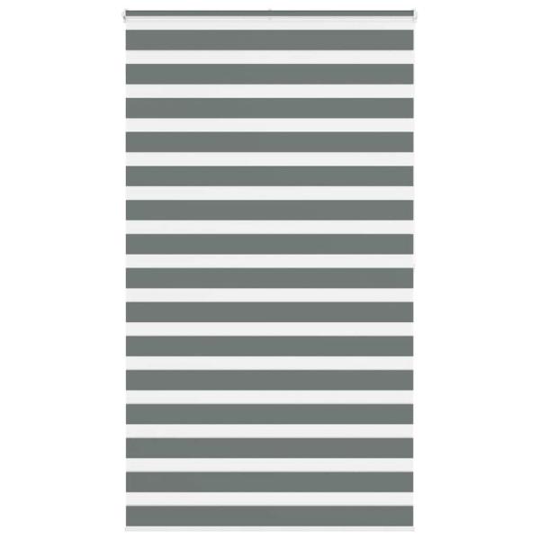 ARDEBO.de - Zebrarollo Dunkelgrau 120x200 cm Stoffbreite 115,9 cm Polyester