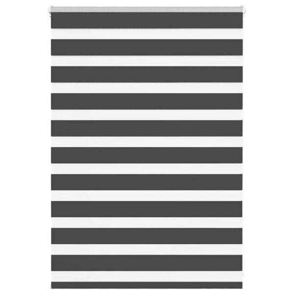 ARDEBO.de - Zebrarollo Schwarz 105x100 cm Stoffbreite 100,9 cm Polyester