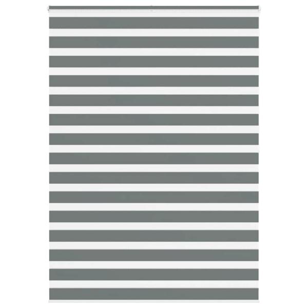 ARDEBO.de - Zebrarollo Dunkelgrau 155x200 cm Stoffbreite 150,9 cm Polyester