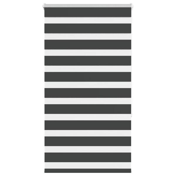 ARDEBO.de - Zebrarollo Schwarz 80x150 cm Stoffbreite 75,9 cm Polyester