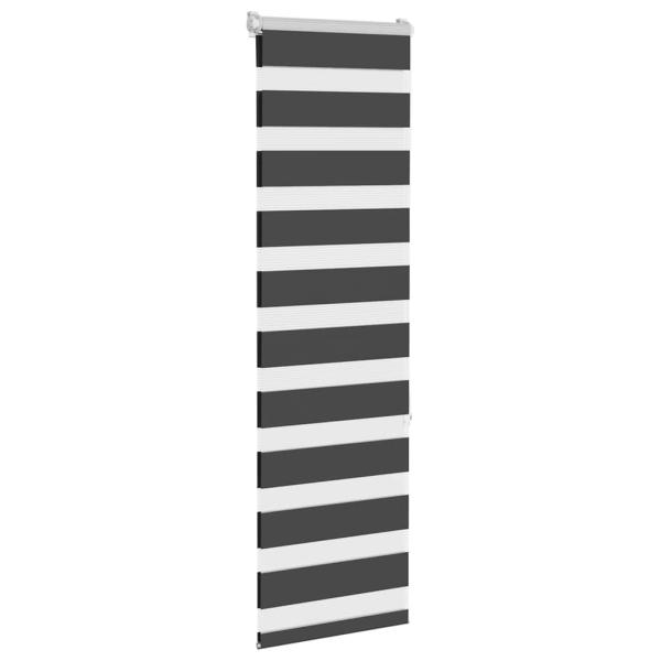Zebrarollo Schwarz 50x150 cm Stoffbreite 45,9 cm Polyester