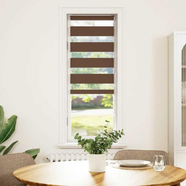 ARDEBO.de - Zebrarollo Braun 40x100 cm Stoffbreite 35,9 cm Polyester