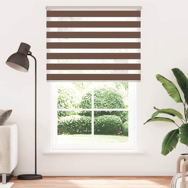 ARDEBO.de - Zebrarollo Braun 145x200 cm Stoffbreite 140,9 cm Polyester