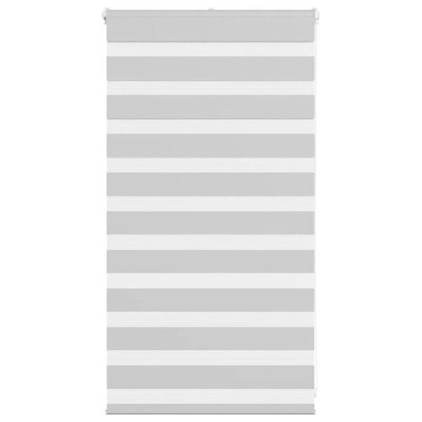 ARDEBO.de - Zebrarollo Hellgrau 70x100 cm Stoffbreite 65,9 cm Polyester