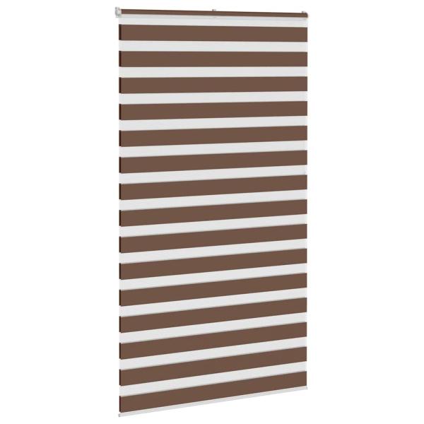 Doppelrollo Braun 130x230 cm Stoffbreite 125,9 cm Polyester
